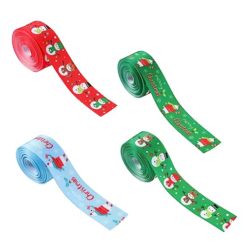 HOODANCOS 4Stücke Weihnachtsverpackungsband Gemischten Farben für Dekoration und Verpackung von Süßigkeiten und Kuchen Vielseitig Einsetzbar zu Weihnachten HOODANCOS 4Stücke Weihnachtsverpackungsband Gemischten Farben für Dekoration und Verpackung von Süßigkeiten und Kuchen Vielseitig Einsetzbar zu Weihnachten von HOODANCOS