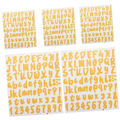 HOODANCOS Nummern-briefkastenaufkleber 5 Bögen Selbstklebende Alphabet-buchstabenaufkleber Für Bastelprojekte HOODANCOS Nummern-briefkastenaufkleber 5 Bögen Selbstklebende Alphabet-buchstabenaufkleber Für Bastelprojekte von HOODANCOS