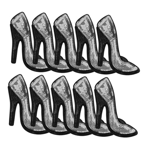 HOODANCOS 5 Paare Stoffmontage Dekoration Bestickt Gotisch Basteln Verzierungen Nähen Patch Applikationen Glänzend Sticken Flecken Stickerei Kleidungsstück Applikation Pailletten Silber HOODANCOS 5 Paare Stoffmontage Dekoration Bestickt Gotisch Basteln Verzierungen Nähen Patch Applikationen Glänzend Sticken Flecken Stickerei Kleidungsstück Applikation Pailletten Silber von HOODANCOS