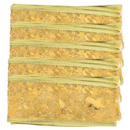HOODANCOS 5 Rollen Geschenkbox Band Transparente Bänder Geschenkbänder Aus Papier Weihnachtsbänder Weihnachtsschleifen Sackleinenband Für Weihnachtsbaum Grünes Band Für Boxen Aus von HOODANCOS