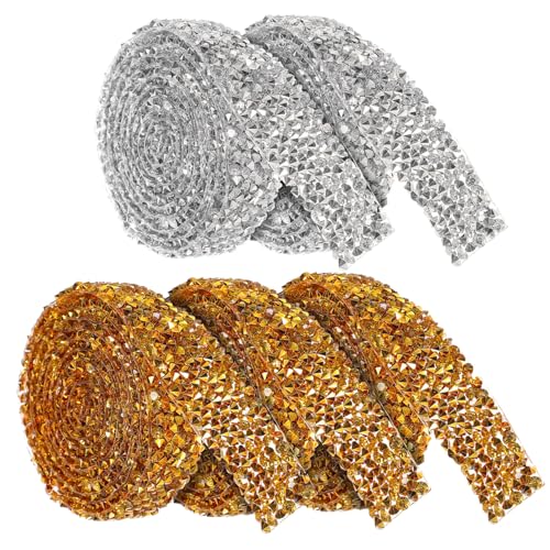 HOODANCOS 5 Rollen Klebebänder Dünnes Regenbogenband Bastelaufkleber Bänder Dekorationen Dekorative Strasssteine Hochzeitsdeko Bling Bänder Strassband Gürtel Kunststoff HOODANCOS 5 Rollen Klebebänder Dünnes Regenbogenband Bastelaufkleber Bänder Dekorationen Dekorative Strasssteine Hochzeitsdeko Bling Bänder Strassband Gürtel Kunststoff von HOODANCOS