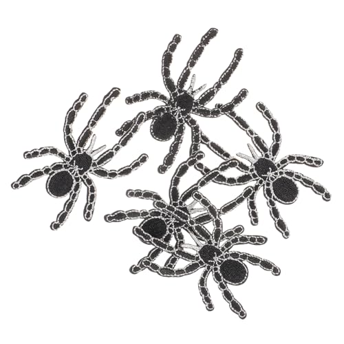 HOODANCOS 5 Stck Teiliges Spinnen Patches Cartoon Spider Aufnäher zum Aufbügeln für Kleidung DIY Dekoration für Partys und Halloween HOODANCOS 5 Stck Teiliges Spinnen Patches Cartoon Spider Aufnäher zum Aufbügeln für Kleidung DIY Dekoration für Partys und Halloween von HOODANCOS
