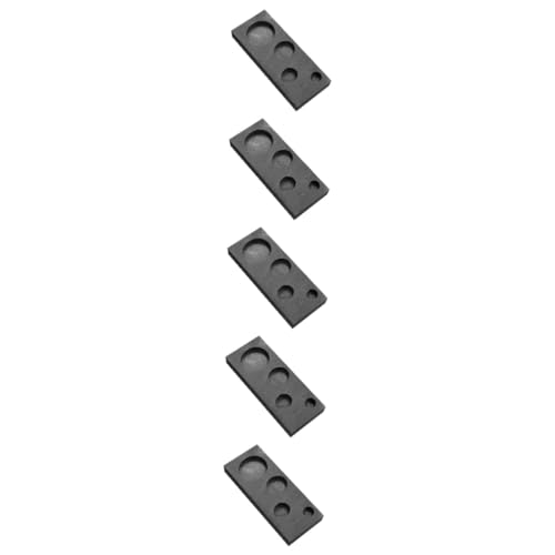 HOODANCOS 5 Stück Graphittiegel Gussform Graphitform Schmelzformen Herstellung Formguss Schmelzender Goldschimmel Graphitgussblockform Gießform schmelzen Nichteisenmetallform Schwarz HOODANCOS 5 Stück Graphittiegel Gussform Graphitform Schmelzformen Herstellung Formguss Schmelzender Goldschimmel Graphitgussblockform Gießform schmelzen Nichteisenmetallform Schwarz von HOODANCOS