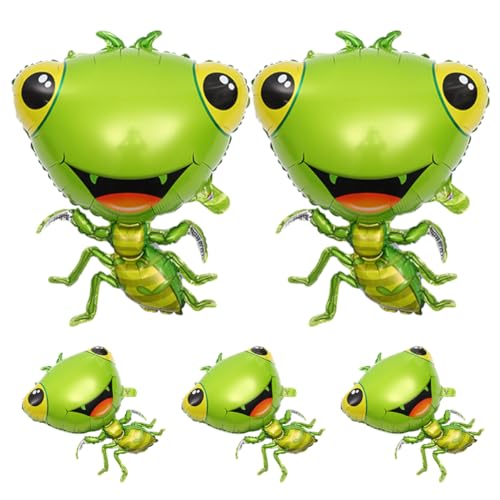 HOODANCOS 5 Stück Große Aufblasbare Mantis Luftballons Cartoon Tierballons für Partydekoration und Feierlichkeiten für Kindergeburtstage Fotohintergrund HOODANCOS 5 Stück Große Aufblasbare Mantis Luftballons Cartoon Tierballons für Partydekoration und Feierlichkeiten für Kindergeburtstage Fotohintergrund von HOODANCOS