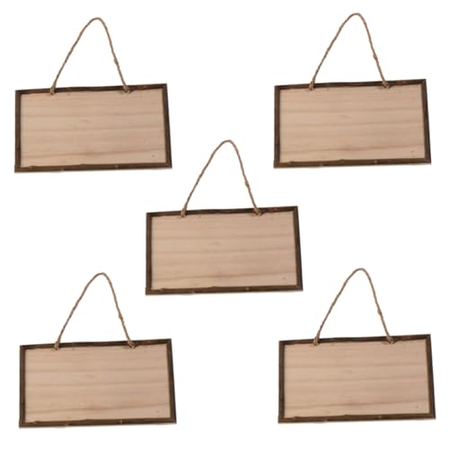 HOODANCOS 5 Stück Holz Türschild zum Selbstgestalten DIY Blanko Holzschild mit Glatten Kanten Naturbelassen für Wand Türdeko zum Bemalen und Basteln mit Aufhängeseil HOODANCOS 5 Stück Holz Türschild zum Selbstgestalten DIY Blanko Holzschild mit Glatten Kanten Naturbelassen für Wand Türdeko zum Bemalen und Basteln mit Aufhängeseil von HOODANCOS