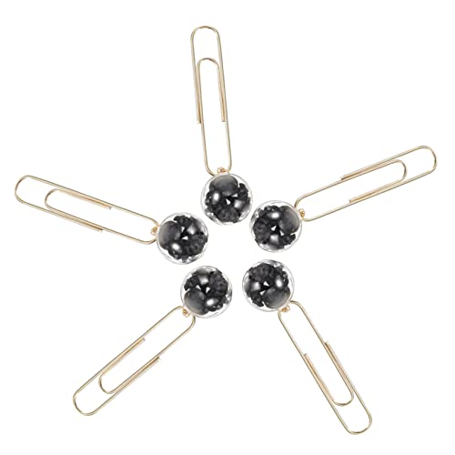 HOODANCOS 5 Stück Lesezeichenpapierstift Papierclips rostfrei Lesezeichen-Clip Büronotizclip Memo -Clip Metallclips Büronotizklammern Büroklammer Hinweis Clips Fotoclips Zinklegierung HOODANCOS 5 Stück Lesezeichenpapierstift Papierclips rostfrei Lesezeichen-Clip Büronotizclip Memo -Clip Metallclips Büronotizklammern Büroklammer Hinweis Clips Fotoclips Zinklegierung von HOODANCOS