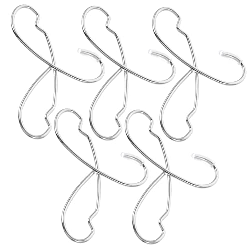 HOODANCOS 5 Stück Mini Kleiderbügel für Puppen Teiliges aus Silbernem Metall für Bjd Doll Kleidung für Puppenschränke und Kreative Dekoration HOODANCOS 5 Stück Mini Kleiderbügel für Puppen Teiliges aus Silbernem Metall für Bjd Doll Kleidung für Puppenschränke und Kreative Dekoration von HOODANCOS