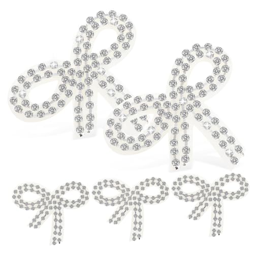 HOODANCOS 5 Stück Strass Schleifen Patches für Kleidung Aufbügler mit Glitzer Dekorative Applikationen für Jeans Jacken Hüte und Kunsthandwerk Einfache Anwendung Langlebige Verzierung HOODANCOS 5 Stück Strass Schleifen Patches für Kleidung Aufbügler mit Glitzer Dekorative Applikationen für Jeans Jacken Hüte und Kunsthandwerk Einfache Anwendung Langlebige Verzierung von HOODANCOS