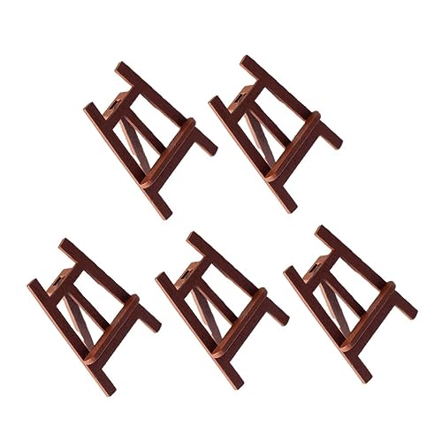 HOODANCOS 5 Stück Teiliges Staffelei Holz Realistische Dekoration für Puppenhäuser und Mikroszenen Accessoires für Ausstellungen und Galerien HOODANCOS 5 Stück Teiliges Staffelei Holz Realistische Dekoration für Puppenhäuser und Mikroszenen Accessoires für Ausstellungen und Galerien von HOODANCOS