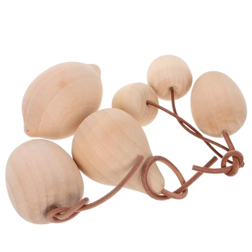 HOODANCOS 5 Stück Teiliges Unbemalte Holzfrüchte DIY Basteln Holzrohlinge zum Bemalen Kreative Obstdeko für Handwerk und Wohnraumdekoration Natürliche Holzoberfläche Schadstofffrei HOODANCOS 5 Stück Teiliges Unbemalte Holzfrüchte DIY Basteln Holzrohlinge zum Bemalen Kreative Obstdeko für Handwerk und Wohnraumdekoration Natürliche Holzoberfläche Schadstofffrei von HOODANCOS