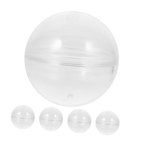 HOODANCOS 5 Stück Transparente Runde Kunststoffkapseln Befüllbare Gumballs für Verkaufsautomaten Leere Geschenkverpackung Vielseitig als Party favors und Aufbewahrungsbox Geeignet HOODANCOS 5 Stück Transparente Runde Kunststoffkapseln Befüllbare Gumballs für Verkaufsautomaten Leere Geschenkverpackung Vielseitig als Party favors und Aufbewahrungsbox Geeignet von HOODANCOS