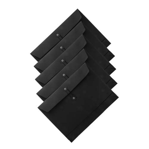 HOODANCOS 5 Stück Umschlagordner-taschen Mit Kordelverschluss, Kraftpapier-aktenordner, Dokumenten-organizer, Wiederverwendbar, Büro-geschäftsordner, Aktenhülle Für Quittungen, Rechnungen, HOODANCOS 5 Stück Umschlagordner-taschen Mit Kordelverschluss, Kraftpapier-aktenordner, Dokumenten-organizer, Wiederverwendbar, Büro-geschäftsordner, Aktenhülle Für Quittungen, Rechnungen, von HOODANCOS
