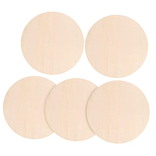 HOODANCOS 5 Stück Unlackierte Holzscheiben für DIY Dekoration Runde Holzplatten zum Malen und Basteln für Haustüren Hochzeiten Geburtstagsfeiern und Wohnraumgestaltung HOODANCOS 5 Stück Unlackierte Holzscheiben für DIY Dekoration Runde Holzplatten zum Malen und Basteln für Haustüren Hochzeiten Geburtstagsfeiern und Wohnraumgestaltung von HOODANCOS