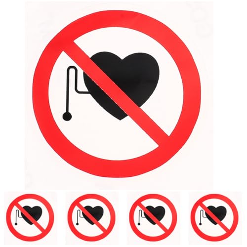 HOODANCOS 5 Stück Warnaufkleber für Selbstklebende Vinyl Etiketten Wasserfestes Verbotsschild für und Notfälle Durchmesser HOODANCOS 5 Stück Warnaufkleber für Selbstklebende Vinyl Etiketten Wasserfestes Verbotsschild für und Notfälle Durchmesser von HOODANCOS
