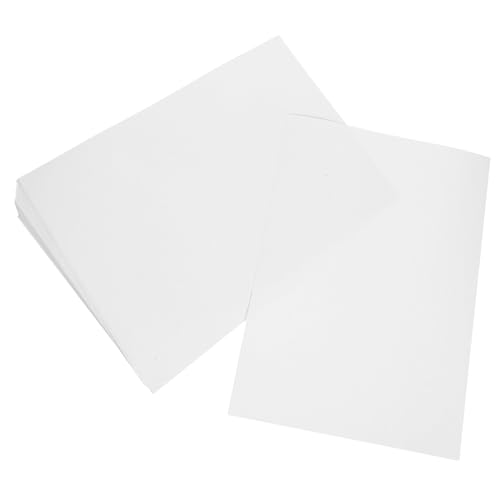 HOODANCOS 50 Blatt Papier A4 Drucker Papierhandwerk Mehrzweck-A4-Papier Fotodruckpapier Fotopapier druckbares Papier a4 leeres papier Weiß von HOODANCOS