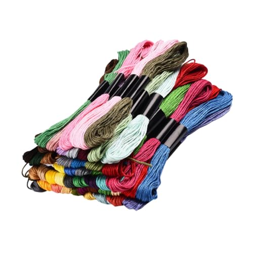 HOODANCOS 50 Kreuzstichfaden gewachst groß Weiß machen Stränge Baumwollstickgarn Stickgarn für Quilten Stickgarnspulen Zahnseidespulen Stickgarn-Kit Kreuzstichzubehör Stickfaden Baumwolle HOODANCOS 50 Kreuzstichfaden gewachst groß Weiß machen Stränge Baumwollstickgarn Stickgarn für Quilten Stickgarnspulen Zahnseidespulen Stickgarn-Kit Kreuzstichzubehör Stickfaden Baumwolle von HOODANCOS