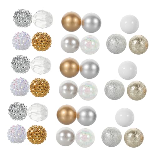 HOODANCOS 50 Stück Armbandzubehör Schüttgut Herstellung groß Perlen zum Basteln Schmuck Handwerk Perlen acrylperle selber machen Acrylperlen selber machen Abstandsperle Charms-Perlen HOODANCOS 50 Stück Armbandzubehör Schüttgut Herstellung groß Perlen zum Basteln Schmuck Handwerk Perlen acrylperle selber machen Acrylperlen selber machen Abstandsperle Charms-Perlen von HOODANCOS