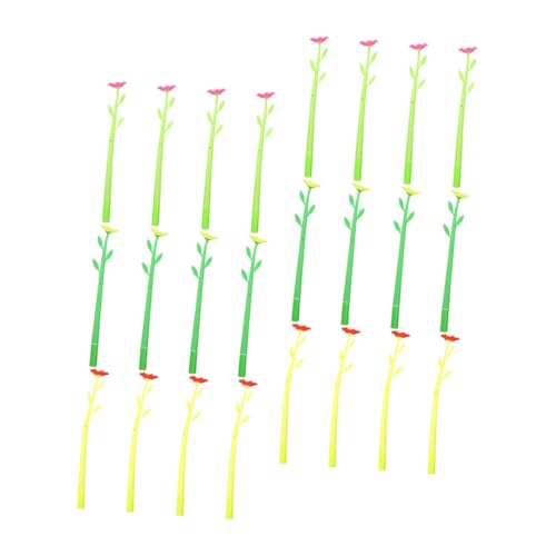 HOODANCOS 50 Stück Blumen Neutralstifte Tintenstifte Süßer Kugelschreiber Blumenstifte Schreibstifte Goodie Bag Stuffers Stifte Für Journaling Blumen Gel Tintenstift Blumen von HOODANCOS
