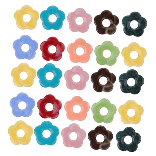 HOODANCOS 50 Stück Blumenzubehör Reiz Schmuck Erwachsene Halskette Acrylperlen basteln Perlen für die Herstellung von Armbändern Perlen für DIY Armbandperlen aus Acryl HOODANCOS 50 Stück Blumenzubehör Reiz Schmuck Erwachsene Halskette Acrylperlen basteln Perlen für die Herstellung von Armbändern Perlen für DIY Armbandperlen aus Acryl von HOODANCOS