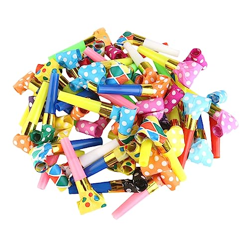 HOODANCOS 50 Stück Bunte Pfeifen Spaßige Partytröten für Cheer Props für Geburtstagsfeiern und Festliche Anlässe Zufällige Farbe Zufällige Farbe HOODANCOS 50 Stück Bunte Pfeifen Spaßige Partytröten für Cheer Props für Geburtstagsfeiern und Festliche Anlässe Zufällige Farbe Zufällige Farbe von HOODANCOS