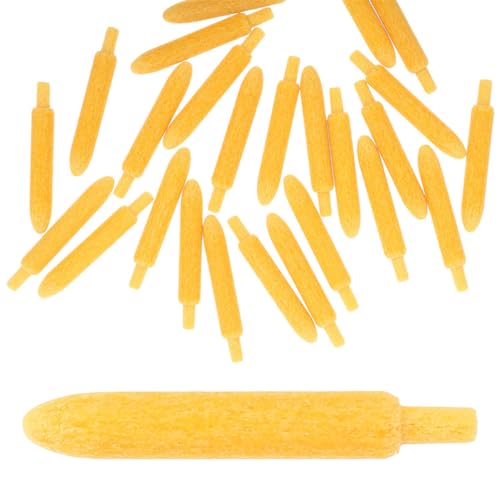 HOODANCOS 50 Stück Ersatzminen für Farbstifte Malen Sie Stiftnibs Marker-Ersatzspitzen nachfüllbare Farbstiftspitzen Ersatzspitzen für Marker Chemiefaser aus Polyester Yellow von HOODANCOS