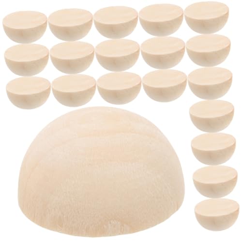 HOODANCOS 50 Stück Halbkugeldekoration Unvollendete Runde Basteln Ball Runden Hälfte Hochzeit Unvollendete Halbe Bastelperlen Diy-perlen Halbe Bastelbälle Sportperlen Runde Kugel Holz HOODANCOS 50 Stück Halbkugeldekoration Unvollendete Runde Basteln Ball Runden Hälfte Hochzeit Unvollendete Halbe Bastelperlen Diy-perlen Halbe Bastelbälle Sportperlen Runde Kugel Holz von HOODANCOS