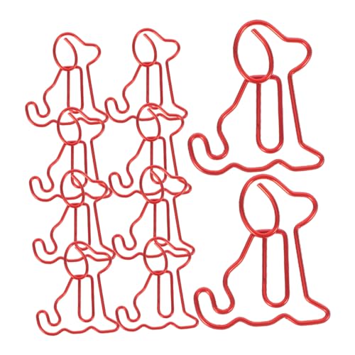 HOODANCOS 50 Stück Niedliche Büroklammer Büroklammern Klein Büroklammer Schöner Lesezeichenclip Kleine Für Papier Büroklammern in Tierform Nettes Schreibtischzubehör Metall von HOODANCOS