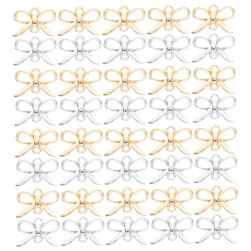 HOODANCOS 50 Stück Ohrringe Zubehör Für Van Schlüssel Groß Verzierungen Form Anhänger Bogen Herstellung Machen Verbindungsperlen Schmuckverbinder Charms Legierung HOODANCOS 50 Stück Ohrringe Zubehör Für Van Schlüssel Groß Verzierungen Form Anhänger Bogen Herstellung Machen Verbindungsperlen Schmuckverbinder Charms Legierung von HOODANCOS