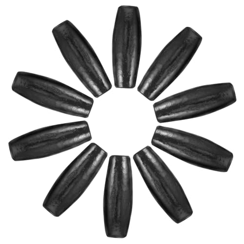 HOODANCOS 50 Stück Ovale Holzperlen Kunsthandwerk Dekoration Perlen Für Armbänder Perlen Zum Basteln Dekorativ Perlen Girlande Zur Schmuckherstellung Makramee Perlengirlande Reiz Schwarz HOODANCOS 50 Stück Ovale Holzperlen Kunsthandwerk Dekoration Perlen Für Armbänder Perlen Zum Basteln Dekorativ Perlen Girlande Zur Schmuckherstellung Makramee Perlengirlande Reiz Schwarz von HOODANCOS