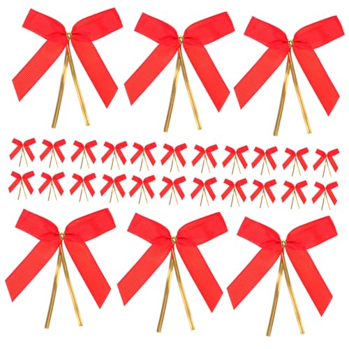 HOODANCOS 50 Stück Rote Schleifenband Doppelseitige Kleine Schleifen Bastelband Bowknot Form für Geschenkverpackung Handgemachte Dekoration Hochzeit Geburtstag HOODANCOS 50 Stück Rote Schleifenband Doppelseitige Kleine Schleifen Bastelband Bowknot Form für Geschenkverpackung Handgemachte Dekoration Hochzeit Geburtstag von HOODANCOS