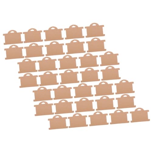 HOODANCOS 50 Stück Schmuckkarten Armband Displaykarten für Selbstgemacht Papier Schmuckverpackung Halskettenkarten Ohrringkarten Schmuckzubehör von HOODANCOS