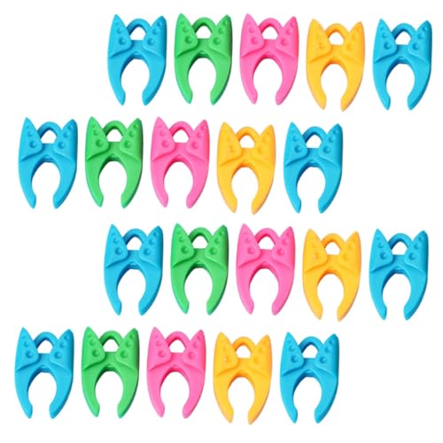 HOODANCOS 50 Stück Silikon Spulenhalter Clips Fadenorganizer für Nähmaschinen Praktische Nähwerkzeuge für Quilting und Stickerei Kompakte Aufbewahrungslösung von HOODANCOS