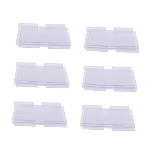 HOODANCOS 50 Stück Transparente PVC Preisschilder Premium Kunststoff Preisschild für Supermarkt Einzelhandel Einfach Anzubringen Langlebig und Wiederverwendbar HOODANCOS 50 Stück Transparente PVC Preisschilder Premium Kunststoff Preisschild für Supermarkt Einzelhandel Einfach Anzubringen Langlebig und Wiederverwendbar von HOODANCOS