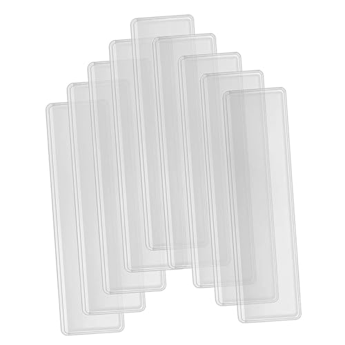 HOODANCOS 50 Stück Transparente Selbstklebende Dokumententaschen PVC Kartenhüllen zum Beschriften für Büro Schule Lager Wiederverwendbare Etikettenhalter für Ordner und Ablage HOODANCOS 50 Stück Transparente Selbstklebende Dokumententaschen PVC Kartenhüllen zum Beschriften für Büro Schule Lager Wiederverwendbare Etikettenhalter für Ordner und Ablage von HOODANCOS