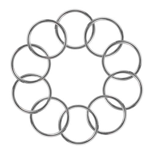HOODANCOS 500 Stück Biegeringe, Schlüsselanhänger, Anhängerhalter, Öffnen/schließen, Schnallenwerkzeuge Für Die Schmuckherstellung, Halsketten, Ohrringe, Reparatur, Diy-bastelbedarf von HOODANCOS