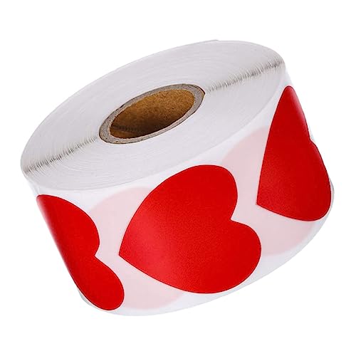 HOODANCOS 500Stücke Aufkleber Rolle Selbstklebende Dekorative Sticker für Valentinstag und Herzform für Verpackungen und Kreative Bastelprojekte HOODANCOS 500Stücke Aufkleber Rolle Selbstklebende Dekorative Sticker für Valentinstag und Herzform für Verpackungen und Kreative Bastelprojekte von HOODANCOS