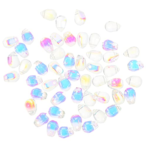 HOODANCOS 50Stücke Wasserfall Glasperlen Handgefertigte DIY Schmuckperlen Bunten Farben Armbänder Halsketten und Bastelprojekte für Schmuckherstellung HOODANCOS 50Stücke Wasserfall Glasperlen Handgefertigte DIY Schmuckperlen Bunten Farben Armbänder Halsketten und Bastelprojekte für Schmuckherstellung von HOODANCOS