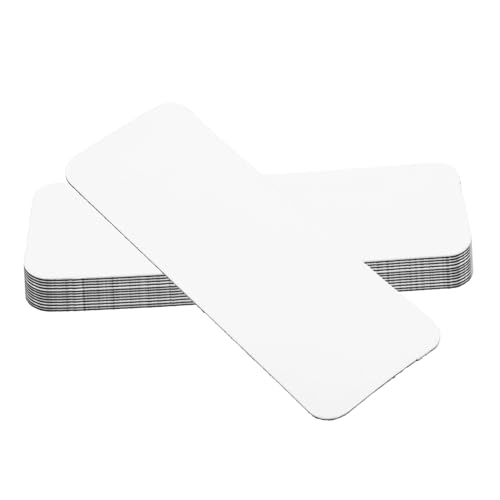 HOODANCOS 54 Stück Teiliges Magnetisches Whiteboard etiketten Beschreibbar und Abwischbar Wiederverwendbare Magnetlabels für Büro Schule und Zuhause Vielseitig Einsetzbar zur Einfachen von HOODANCOS