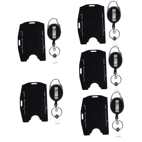 HOODANCOS 5St Ausweishalter scheckkarten-etui karten schutz id card holder Kartenhalter Metall karteikarten halter Hochwertig Tragbare Kartenhülle Ausweisinhaber Ausweishülle Legierung Black HOODANCOS 5St Ausweishalter scheckkarten-etui karten schutz id card holder Kartenhalter Metall karteikarten halter Hochwertig Tragbare Kartenhülle Ausweisinhaber Ausweishülle Legierung Black von HOODANCOS