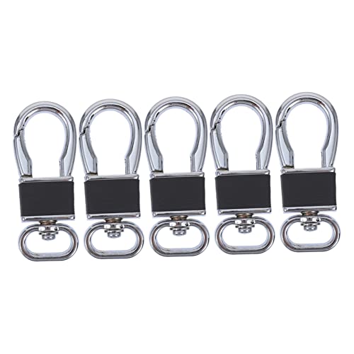 HOODANCOS 5Stücke Metall Taschen Schnapphaken Drehbare Schnallen für Handtaschen Schlüsselanhänger Kettenriemen für DIY Projekte Silberfarben und Langlebig HOODANCOS 5Stücke Metall Taschen Schnapphaken Drehbare Schnallen für Handtaschen Schlüsselanhänger Kettenriemen für DIY Projekte Silberfarben und Langlebig von HOODANCOS