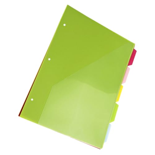 HOODANCOS 5Stücke Trennwände mit Pastell Ordnerteiler aus Langlebigem Seitenteiler für Effiziente Dokumentenorganisation für Schule HOODANCOS 5Stücke Trennwände mit Pastell Ordnerteiler aus Langlebigem Seitenteiler für Effiziente Dokumentenorganisation für Schule von HOODANCOS