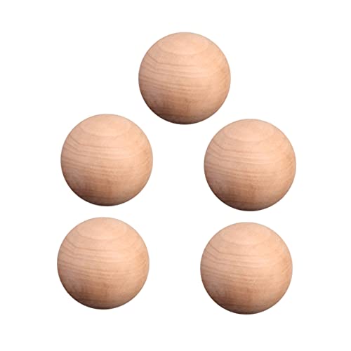 HOODANCOS 5Stücke Unbehandelte Holz Bälle Durchmesser DIY Bastelmaterial für Projekte Handwerkskugeln für Dekoration HOODANCOS 5Stücke Unbehandelte Holz Bälle Durchmesser DIY Bastelmaterial für Projekte Handwerkskugeln für Dekoration von HOODANCOS