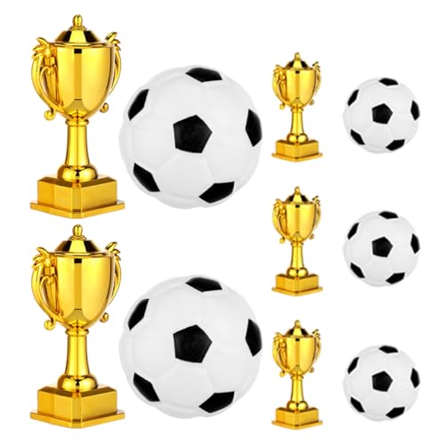 HOODANCOS 5er-set Pokale Für Kinder: Mini-fußball Und Pokalmodell, Kunststoff-fußball-kuchendekoration – Kleine Preispokale Für Kindergeburtstage Und Tischdekorationen Bei Sportpartys HOODANCOS 5er-set Pokale Für Kinder: Mini-fußball Und Pokalmodell, Kunststoff-fußball-kuchendekoration – Kleine Preispokale Für Kindergeburtstage Und Tischdekorationen Bei Sportpartys von HOODANCOS