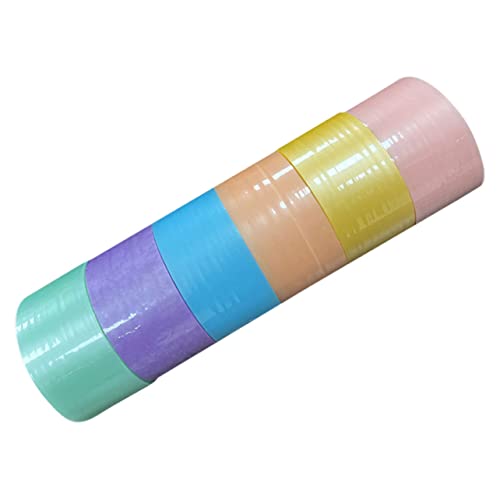 HOODANCOS 6 Rollen Bunte Kugel Klebebänder Multifunktionales Selbstklebendes Stressband für Leicht und Tragbar als Geburtstagsgeschenk Sicher und Langlebig von HOODANCOS