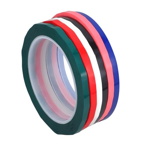 HOODANCOS 6 Rollen Isolierendes feines Klebeband trocken abwischbares Tafelband Farbe Whiteboard-Bänder Bastelmarkierungsbänder Markierungsbänder zum Basteln das Haustier HOODANCOS 6 Rollen Isolierendes feines Klebeband trocken abwischbares Tafelband Farbe Whiteboard-Bänder Bastelmarkierungsbänder Markierungsbänder zum Basteln das Haustier von HOODANCOS