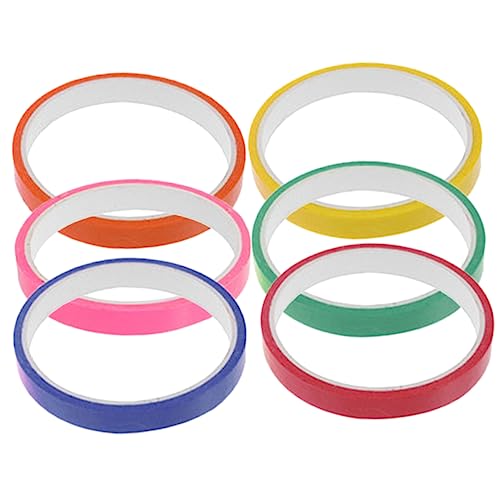HOODANCOS 6 Rollen farbiges Band klebrig Handwerk Streifen UV bunte Klebebänder lustiges klebeband klebebänder selber machen DIY - DIY -Klebeband Haushaltszubehör Plastik HOODANCOS 6 Rollen farbiges Band klebrig Handwerk Streifen UV bunte Klebebänder lustiges klebeband klebebänder selber machen DIY - DIY -Klebeband Haushaltszubehör Plastik von HOODANCOS