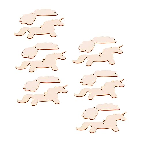 HOODANCOS 6 Sätze Teiliges Set Holz DIY Einhorn Malspielzeug für Unvollendete Holzanhänger für Basteln für Eltern Aktivitäten und Partydekorationen HOODANCOS 6 Sätze Teiliges Set Holz DIY Einhorn Malspielzeug für Unvollendete Holzanhänger für Basteln für Eltern Aktivitäten und Partydekorationen von HOODANCOS