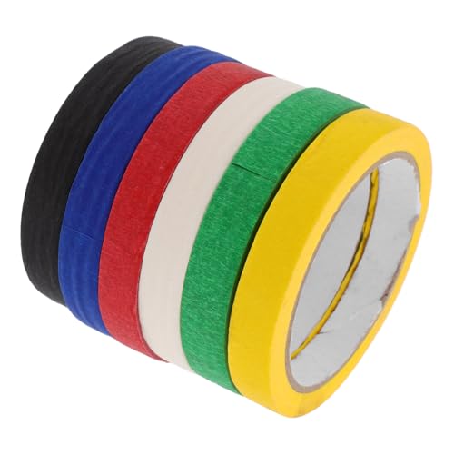 HOODANCOS 6 Stück Abdeckband Urlaubs-washi-tape Regenbogen-washi-tape Zeichenband Weihnachts-washi-tape Klebeband Für Haustiere Band Machen Aquarellband Für Papier Erweitertes Krepppapier HOODANCOS 6 Stück Abdeckband Urlaubs-washi-tape Regenbogen-washi-tape Zeichenband Weihnachts-washi-tape Klebeband Für Haustiere Band Machen Aquarellband Für Papier Erweitertes Krepppapier von HOODANCOS
