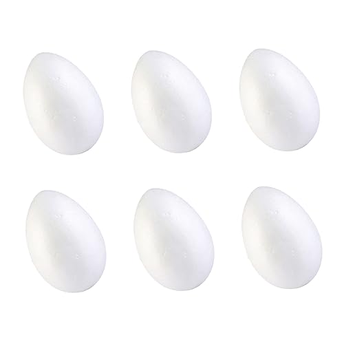 HOODANCOS 6 Stück DIY Ostereier zum Bemalen Schaumstoff Eier für Kreative Kinderhandwerksprojekte für Ostern Bastelaktivitäten Raumdekoration HOODANCOS 6 Stück DIY Ostereier zum Bemalen Schaumstoff Eier für Kreative Kinderhandwerksprojekte für Ostern Bastelaktivitäten Raumdekoration von HOODANCOS