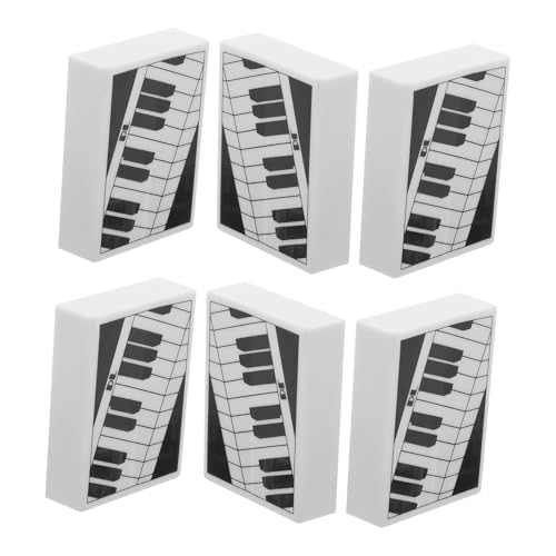 HOODANCOS 6 Stück Klavier-Radiergummi Schreibwaren Mini Radiergummis Kindergäuer Mini-Radierer kleine Klavierradierer Radiergummi für Künstler Skizzieren des Radiergummis Schulbriefpapier HOODANCOS 6 Stück Klavier-Radiergummi Schreibwaren Mini Radiergummis Kindergäuer Mini-Radierer kleine Klavierradierer Radiergummi für Künstler Skizzieren des Radiergummis Schulbriefpapier von HOODANCOS